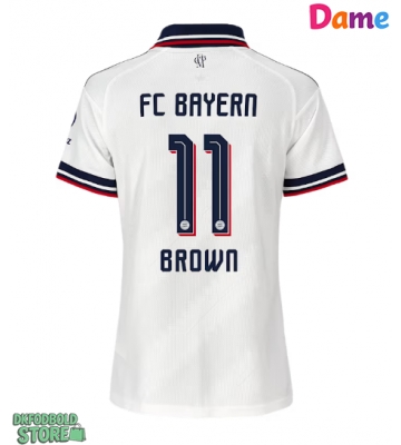 Bayern Munich Nathaniel Brown #11 Replika Udebanetrøje Dame 2026-27 Kortærmet